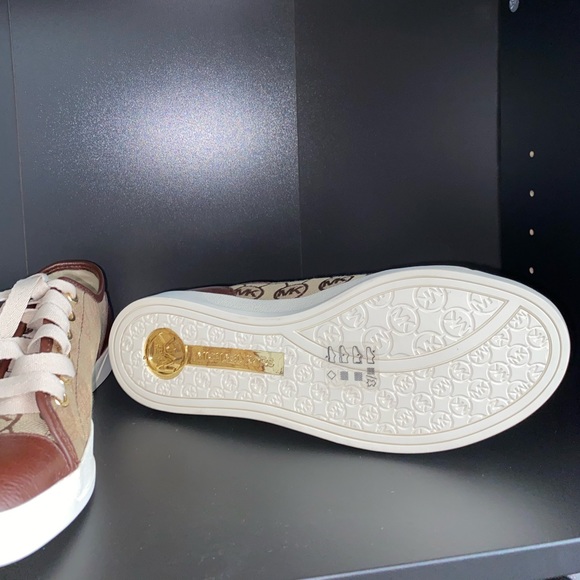 Michael Kors Monogram Sneakers - Picture 6 of 10